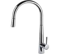 Smeg Rubinetto Miscelatore A Leva Con Doccetta Estraibile MD14CR 41,2 Cm Cromato