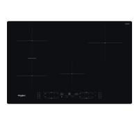 PRONTA CONSEGNA - Whirlpool Piano cottura a induzione WB B4877 NE in vetroceramica nero da 77 cm