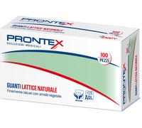 prontex guanto in lattice con amido piccolo 100 pezzi