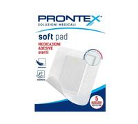 Prontex Soft Pad Medicazione Adesiva Sterile con Cuscinetto Assorbente Misura 10 x 12,5 cm, 5 Pezzi