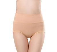 Prontiaduscire Mutande Ragazza Cotone - Slip Donna Vita Alta - 142 Giallo 2XL