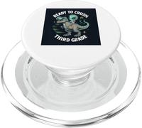 Pronto a schiacciare il terzo grado Alien T-Rex torna a scuola divertente PopSockets PopGrip per MagSafe