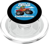 Pronto a schiacciare la scuola materna T-rex Dino Monster Truck School PopSockets PopGrip per MagSafe