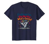 Pronto a schiacciare l'asilo - Nessuna Idea di Cosa Sta arrivando! Maglietta, Bambini, Navy, 2 Anni