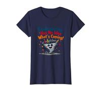 Pronto a schiacciare l'asilo - Nessuna Idea di Cosa Sta arrivando! Maglietta, Donna, Navy, XS