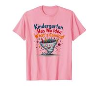 Pronto a schiacciare l'asilo - Nessuna Idea di Cosa Sta arrivando! Maglietta, Uomo, Rosa, 3XL