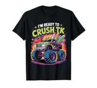 Pronto a schiacciare TK Back To School Monster Truck Maglietta