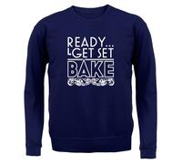 Pronto Get Set Pasticciere - Bambini Felpa/Maglione - Baking Torta Baker Gbbo