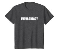 Pronto per Il Futuro Maglietta, Bambini, Grigio Scuro, 4 Anni