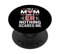 Pronto Soccorso Mamma Pronto Soccorso Divertente ER Infermiera PopSockets PopGrip Adesivo