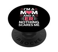 Pronto Soccorso Mamma Pronto Soccorso Divertente ER Infermiera PopSockets PopGrip Adesivo