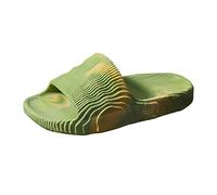 Pronto Stock Qualità Originale Nuove Pantofole Per Gli Uomini E Le Donne Comfort Slides MenShower Slide Boy Bye Slides per le Donne, Verde, 40 EU