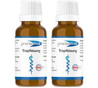 Prontolind - 2 flaconi di soluzione antigoccia da 20 ml per la cura ottimale dei piercing, in confezione doppia