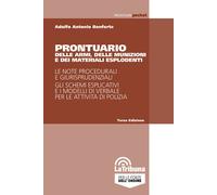 Prontuario delle armi, delle munizioni e dei materiali esplodenti - Bonfor...