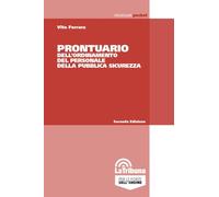 Prontuario dell'ordinamento del personale della pubblica sicurezza
