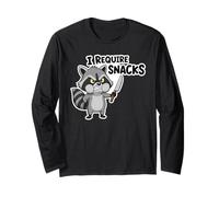 Prontunno Divertimento Ho Bisogno di Snacks Halloween Umort Maglia a Manica