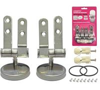 Pronty Cerniere Tavoletta WC universale Acciaio Inox, Tassello Espansione