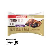 Pronutrition Cornetto keto (10 pezzi x 50 gr, Frutti di bosco) 750 GR