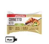 Pronutrition Cornetto keto (10 pezzi x 50 gr, Pistacchio) 750 GR