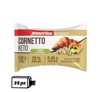 Pronutrition Cornetto keto (35 pezzi x 50 gr, Pistacchio) 1750 GR
