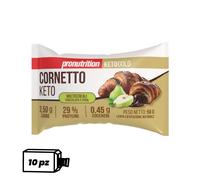 Pronutrition Cornetto keto multicereali (10 pezzi x 50 gr, Cioccolato