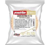 Pronutrition CROSTATINA KETO MULTICEREALI da 50g Mamarmellata alla MELA e PEZZI di MELA - Dolcetto per dieta ketogenica, con solo 4,5 grammi di carboidrati e 0,18 gr di zuccheri a porzione.