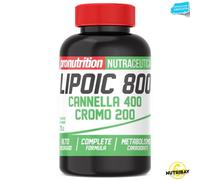 Pro Nutrition Lipoic 800 - Acido Alfa Lipoico, Cannella e Cromo - 60 compresse