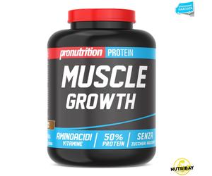 PRONUTRITION MUSCLE GROWHT 1500 gr 1,5 KG GAINER AUMENTO DI MASSA 50% PROTEINE