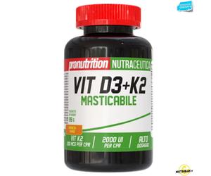 Pronutrition Vit D3 + K2 Masticabile - 90 cpr masticabili D3 K2 masticabile
