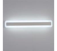 Pronzo della Parete della Cornice cromata Moderna, Illuminazione per Immagini, Lampada da vanità a Strisce Lunga, Lampada da Parete per Trucco (6000k, 60 cm)