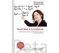 Proof that ¿ is Irrational: Mathematical Constant, Irrational Number, Johann Heinrich Lambert, Pi