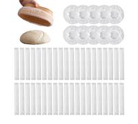 Proofing Basket Liner - 50 Pack Bread Fermentation Covers | Non | 50 Pieces, 14cm Folded Length, Non Woven Fabric, Elastic Fit, Design, For Sourdough, Bread Fermentation, Proofing