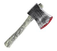 Prop AX, Fink AX 5X12IN Bloody Peat Vintage Vintage Realistico con Hegge PLASICA per Cosplay, Costume, Scherzo, Oggetti di Scena di Halloween, Armi finte