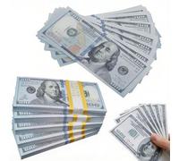 Prop Money - 120 Fogli 100 $, Banconote Dollari di Dinero di Gioco, Dinero di Gioco per la Matematica, il Conteggio e la Conoscenza della Valuta
