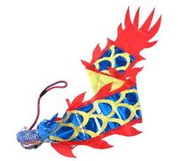 Prop per Danza del Drago Blu, Realistico, Portatile | Tessuto e Carta, Corda Oscillante e Spirale Sospesa, per Palco e Scuola, Accessorio Danza