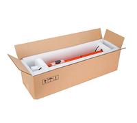 Propac Z-BOX1002535 Scatole Cartone due onde colore avana, 100 x 25 x 35 cm, Set di 10 Pezzi
