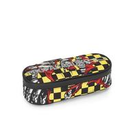 PROPAGANDA - Astuccio Scuola Ufficiale Propaganda, Astuccio Ovale, Leggero, Compatto, Facile da Trasportare e Riporre nello Zaino, Pratica Chiusura a Zip, 8x22x8cm