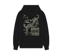 PROPAGANDA Descrizione Felpa con Cappuccio con Coulisse e Tasca Frontale a Marsupio, Realizzata in 100% Cotone Made in Italy. Rifinita con Polsi ed Orlo a Costine e Stampa sul Retro. vestibilità rego