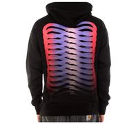 Propaganda Felpa con Cappuccio Leggera Ribs Gradient Hoodie Nero SS2024 - Propaganda Originale Garantito (M)