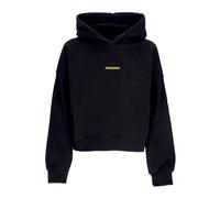 Propaganda - Felpa Crop con Costine - - Sweatshirts & Hoodies - Donna - Nero - M