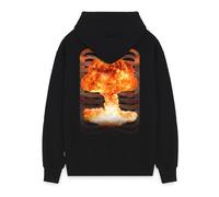 PROPAGANDA FELPA RIBS ATOMIC HOODIE COD. 24FWPRFE799 COL. BLACK (NERO)