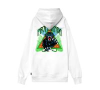 PROPAGANDA FELPA TRIANGLE PANTHER HOODIE COD. 24SSPRFE302 COL. WHITE (BIANCO)