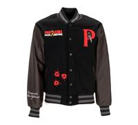 Propaganda - Giacca College Nightmare Varsity Nero/Marrone - - Jackets - Uomo - Nero - M