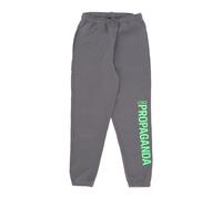 Propaganda - Pantaloni con logo verticale in pile tuta - - Trousers - Uomo - Grigio - XL