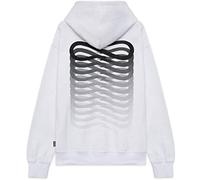 Propaganda Ribs Hoodie Felpa con Cappuccio Bianca White (XL)