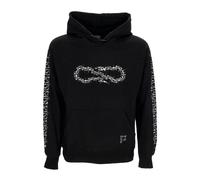 Propaganda, ,Sweatshirts & Hoodies ,Uomo ,Nero ,S Felpa leggera nera con cappuccio e logo serpente