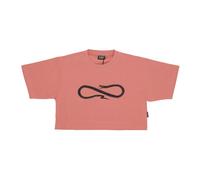 Propaganda - T-shirt Croptop Donna Logo Clay - - Tops - Donna - Rosa - L