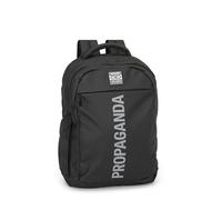 PROPAGANDA - Zaino Scuola, Ampio Scomparto Centrale, Tasca Antifurto sul Retro, Tasca Frontale, Tasche Laterali, Chiusure a Zip, Schienale Imbottito, Spallacci Imbottiti e Regolabili, 29x40Hx17cm