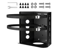 Propane Tank Mount - Heavy Duty Cylinder Bracket with Locking Strap | Locking Strap For Secure Propane Cylinder Installation On Cars Trucks RVs Campers Trailers