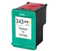 Pure Testina Colore Compatibile HP343 18 ml per HP DeskJet 460XX/5740/5745/6520 ALTA